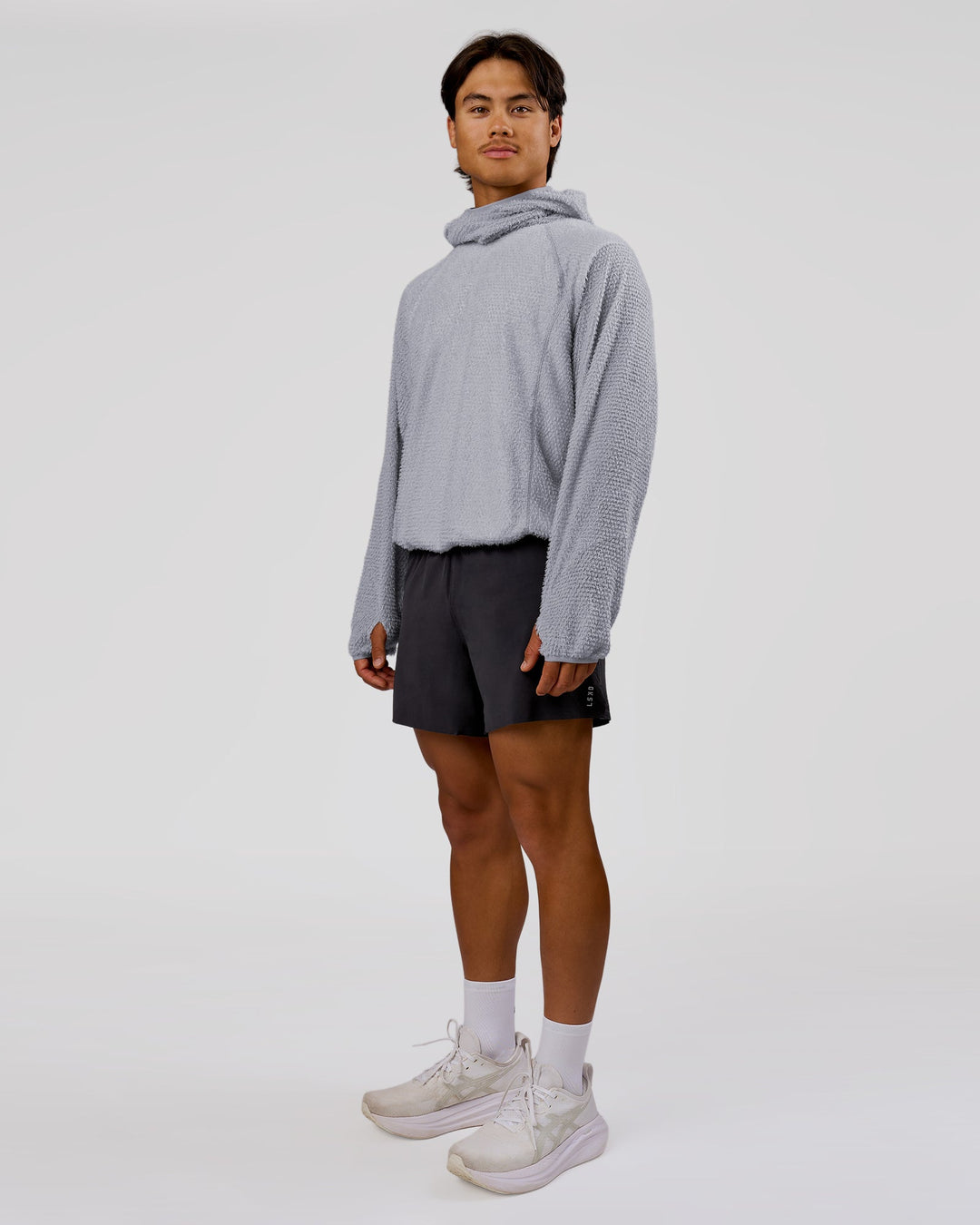 Man wearing AirTherma Hoodie - Alloy | Model:George | Size:M - view 10