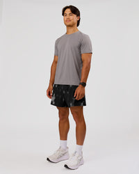 Man wearing Rep Training Tee - Storm Front | Model:George | Size:M | Thumbnail Index: 6