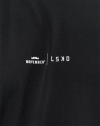 Man wearing Movember x LSKD Rep Muscle Training Tank - Black | Model:Leandro | Size:M | Thumbnail Index: 6