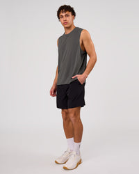 Man wearing Rep Movement 7" Training Short - Black | Model:Leandro | Size:M | Thumbnail Index: 3