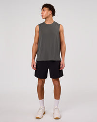 Man wearing Rep Movement 7" Training Short - Black | Model:Leandro | Size:M | Thumbnail Index: 7