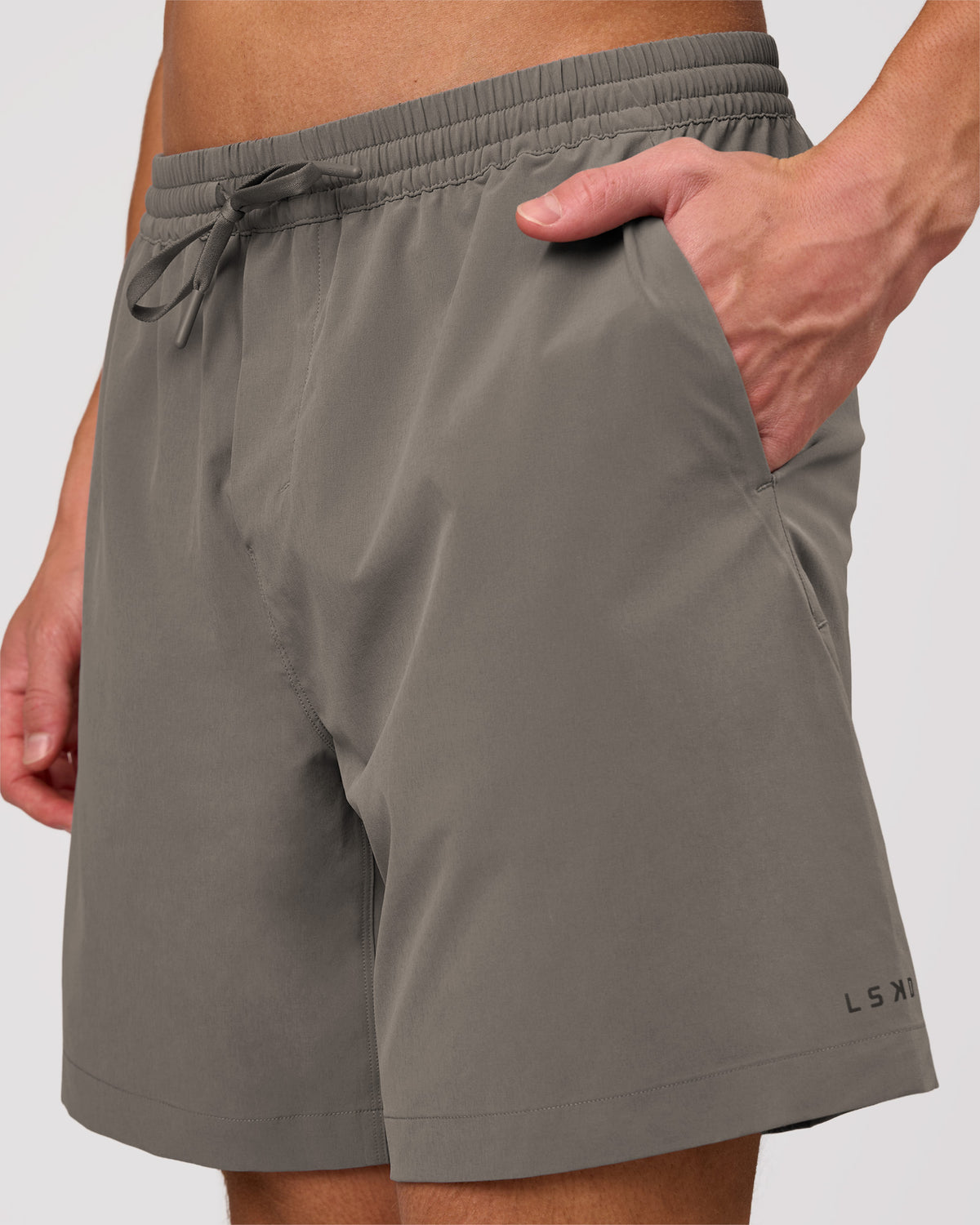 Man wearing Rep Movement 7" Training Short - Storm Front | Model:Leandro | Size:M