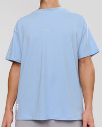 Man wearing VS26 Journey FLXCotton Oversize Tee - Open Air-Lemon | Model:Leandro | Size:M | Thumbnail Index: 5