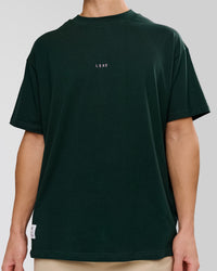 Man wearing VS26 MFBS FLXCotton Oversize Tee - Midnight Green-Pink Rose | Model:Leandro | Size:M | Thumbnail Index: 7
