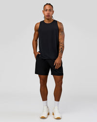 Man wearing Rep Training Tank - Black | Model:Malebo | Size:M | Thumbnail Index: 5