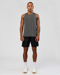 Man wearing Rep Training Tank - Dark Storm | Model:Malebo | Size:M | Thumbnail Index: 4
