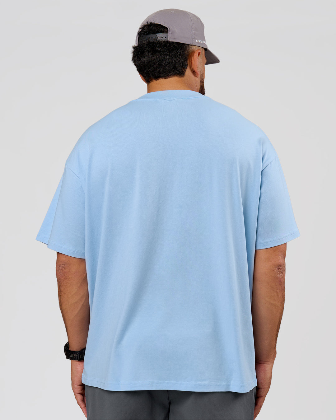Man wearing VS6 1% Better Fathers Day FLXCotton Oversized Tee - Open Air | Model:Jordan | Size:XL - view 11