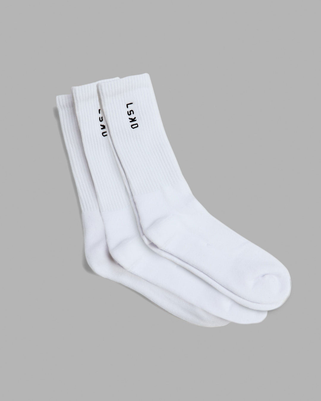 Signal 3 Pack Crew Sock - White-Black