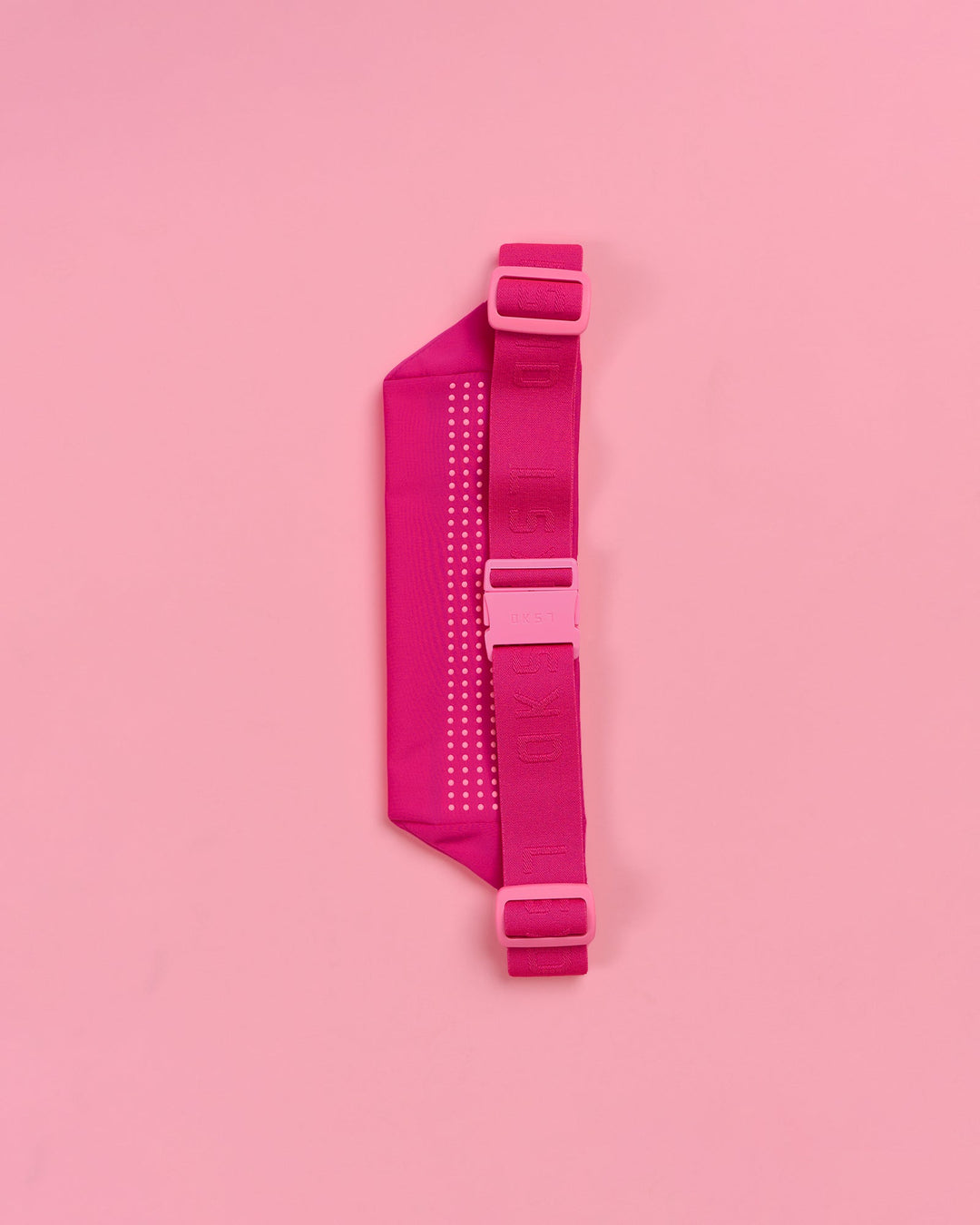 Studio image of Accelerate Run Belt - Ultra Pink-Pink Rose - view 3