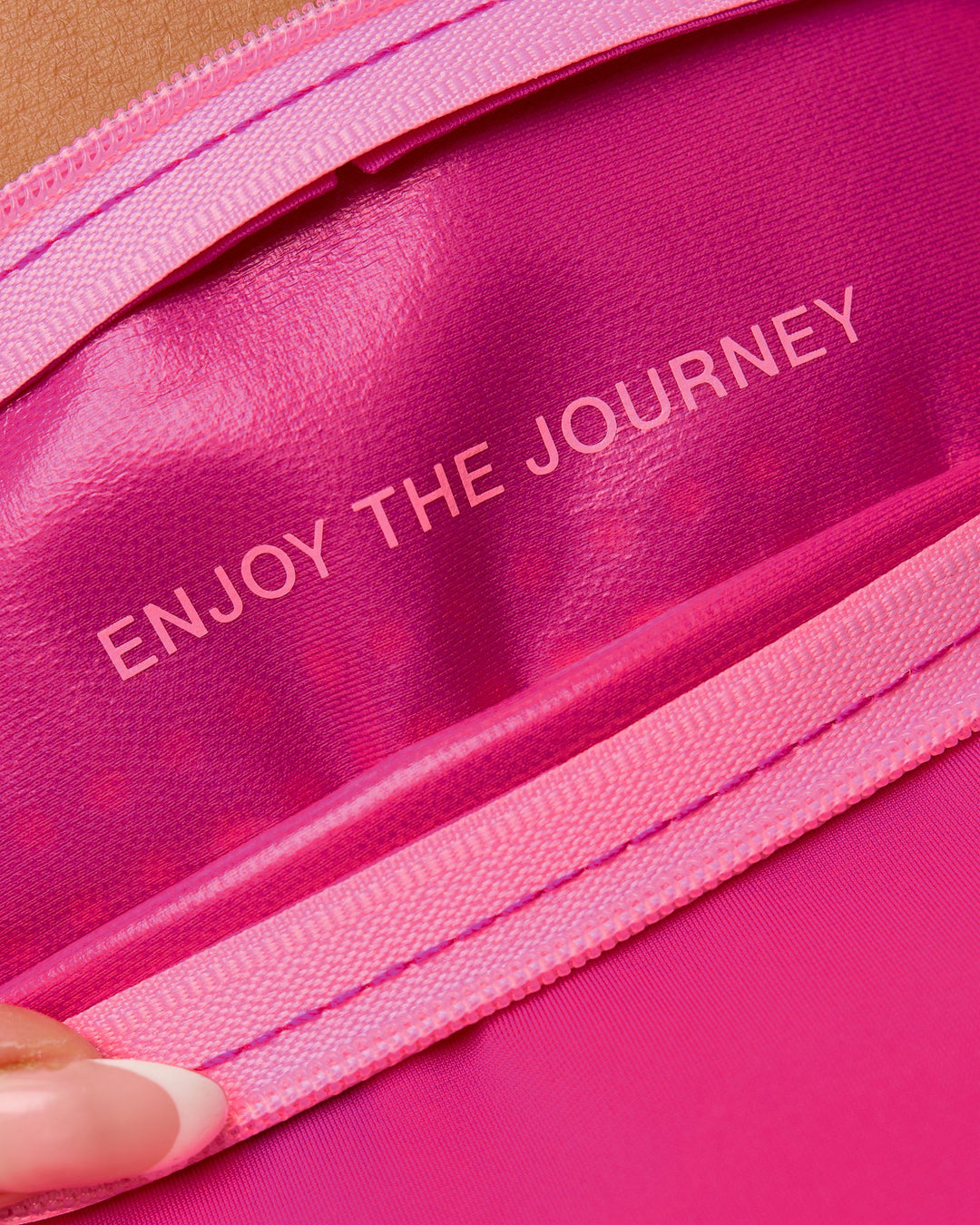 Studio image of Accelerate Run Belt - Ultra Pink-Pink Rose - view 11