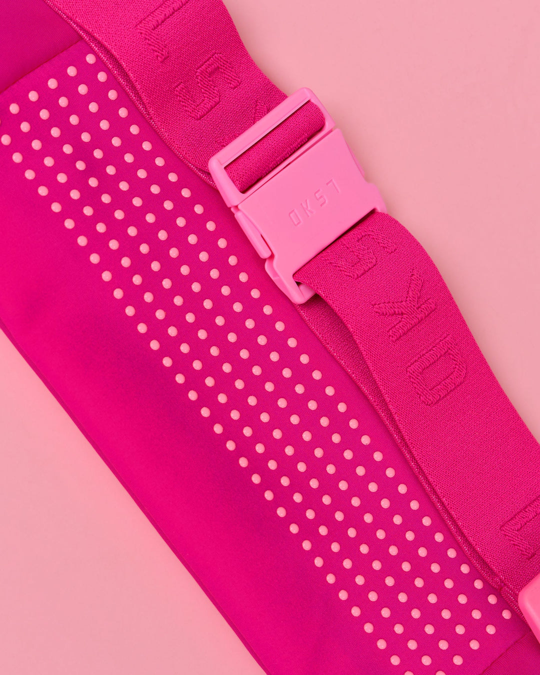 Studio image of Accelerate Run Belt - Ultra Pink-Pink Rose - view 12
