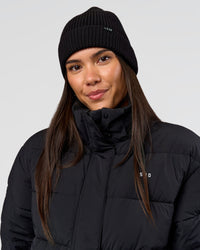 Studio image of All Day Beanie - Black | Thumbnail Index: 3