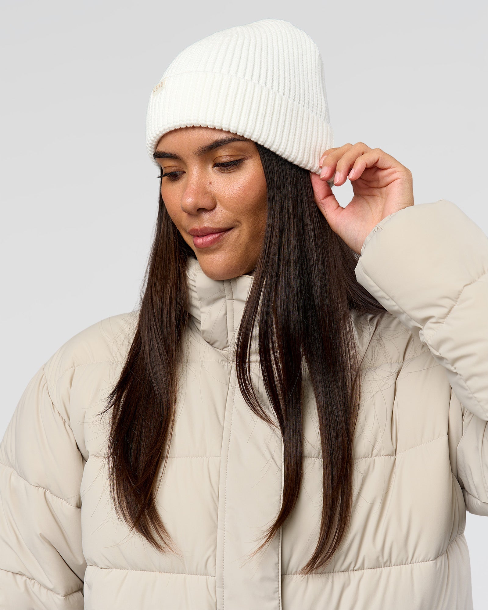 Studio image of All Day Beanie - Oatmeal