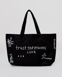 Studio image of Andrew J. Steel x LSKD Canvas Tote - Black Washed | Thumbnail Index: 0