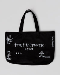 Studio image of Andrew J. Steel x LSKD Canvas Tote - Black Washed | Thumbnail Index: 3