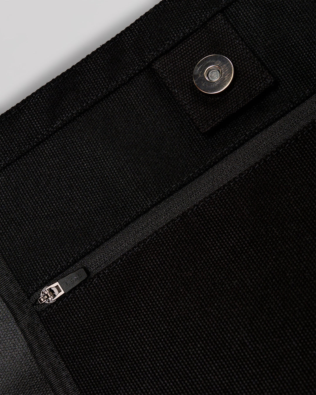 Studio image of Andrew J. Steel x LSKD Canvas Tote - Black Washed - view 9