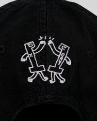 Studio image of Andrew J. Steele x LSKD Cap - Black Washed-White | Thumbnail Index: 1