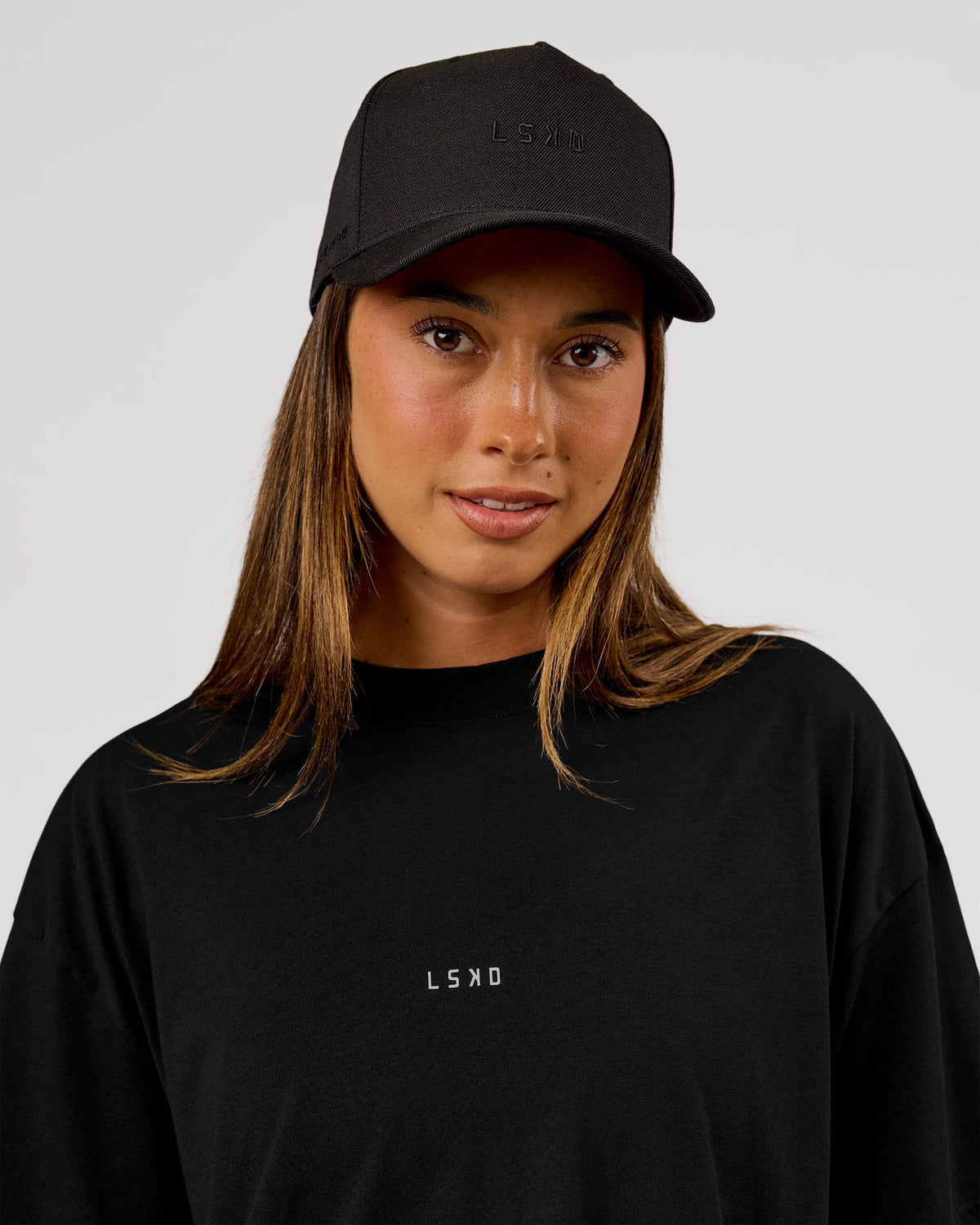 Studio image of Cornerstone Daily Cap - Black - view 2