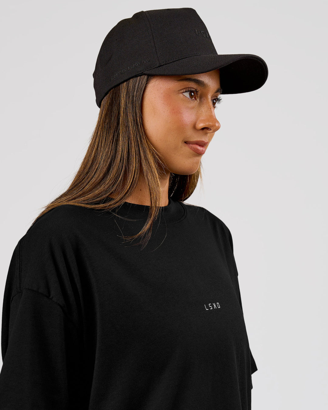 Studio image of Cornerstone Daily Cap - Black - view 5