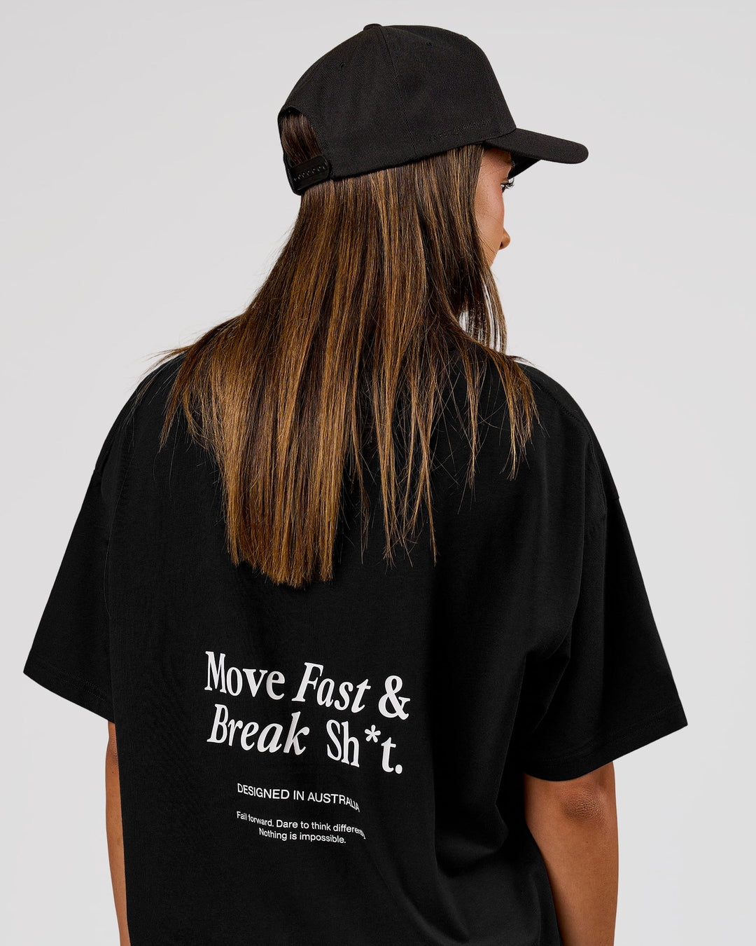 Studio image of Cornerstone Daily Cap - Black - view 7