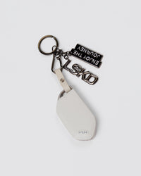 Studio image of Enjoy The Journey Key Ring - Black-Gun Metal | Thumbnail Index: 1
