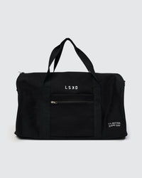 Studio image of Everywhere  Canvas Duffle - Black-White | Thumbnail Index: 8