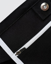 Studio image of Everywhere Canvas Tote - Black-White | Thumbnail Index: 5