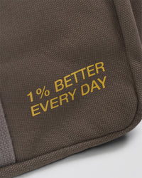 Studio image of Everywhere Canvas Tote - Walnut Grey-Lemon | Thumbnail Index: 2