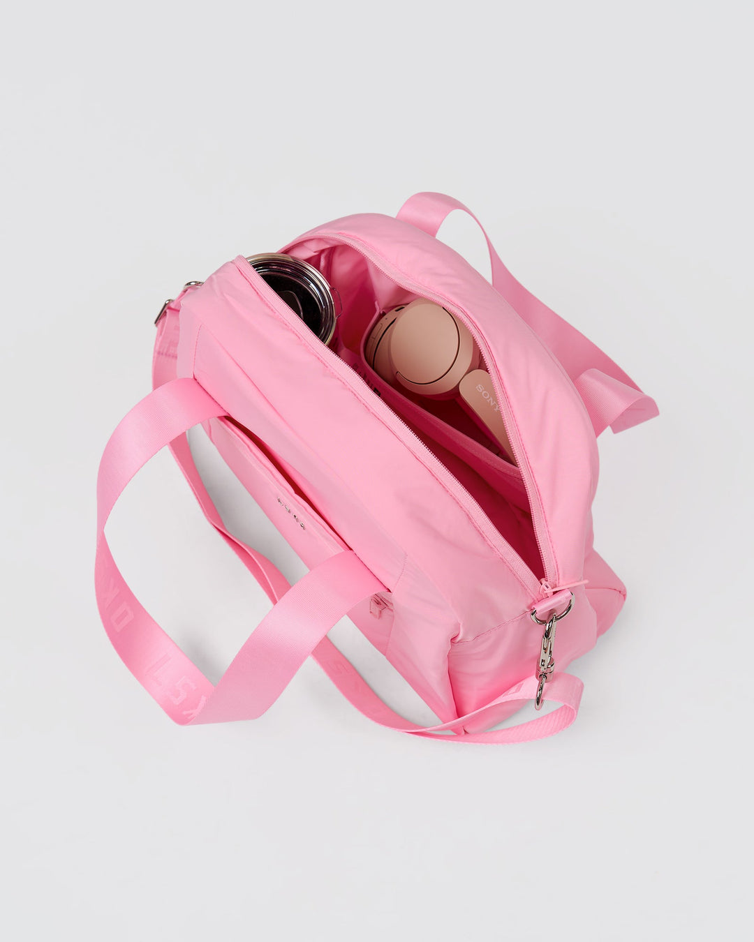 Studio image of Go-To Mini Duffle Bag - Pink Rose - view 3