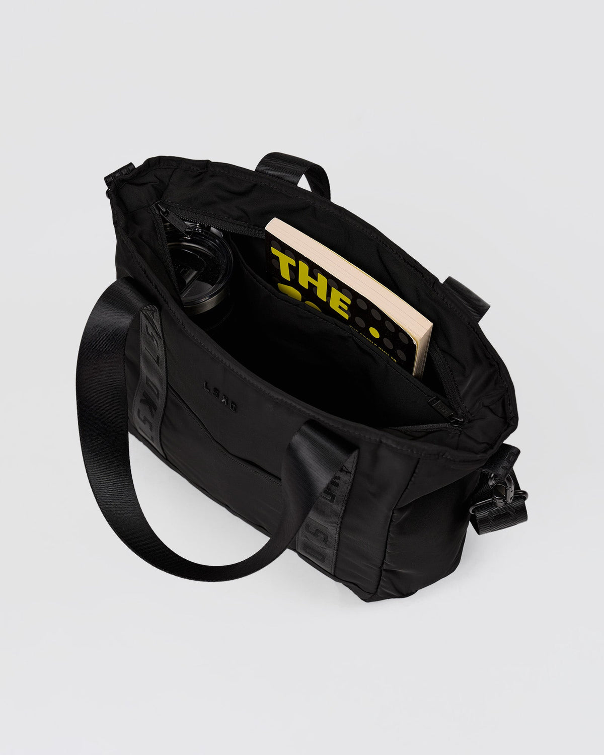 Studio image of Go-To Mini Tote - Black - view 2