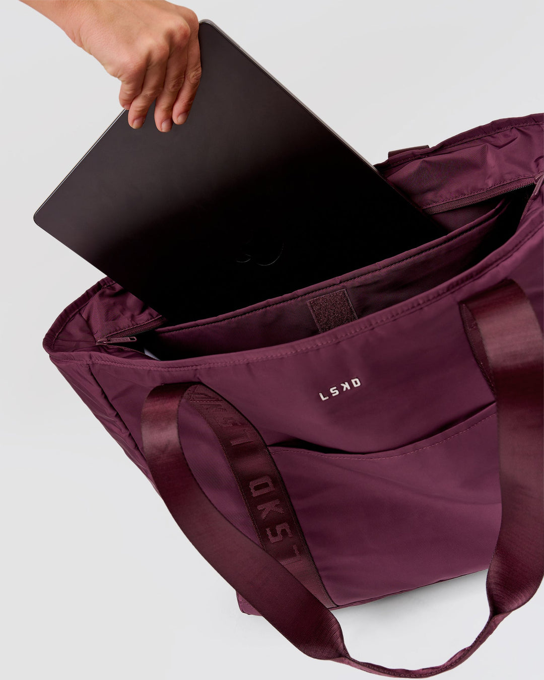 Studio image of Go-To Tote - Cherry Lacquer - view 2