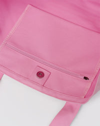 Studio image of Hold It All Canvas Tote - Hot Pink-Ombre | Thumbnail Index: 1