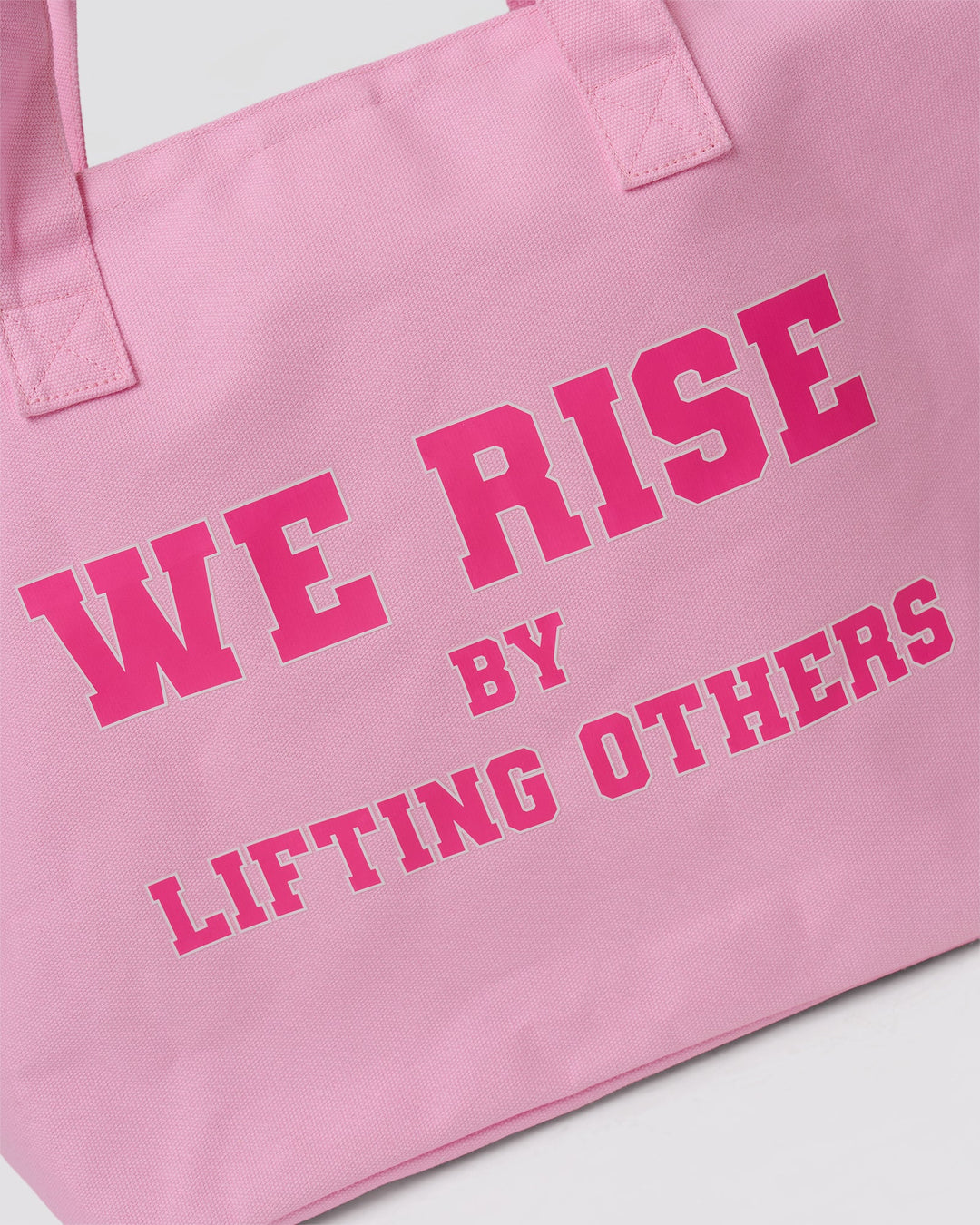 Studio image of Hold It All Canvas Tote - Pink Rose-Ultra Pink - view 4