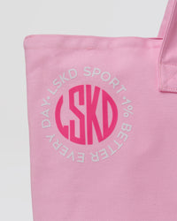 Studio image of Hold It All Canvas Tote - Pink Rose-Ultra Pink | Thumbnail Index: 6