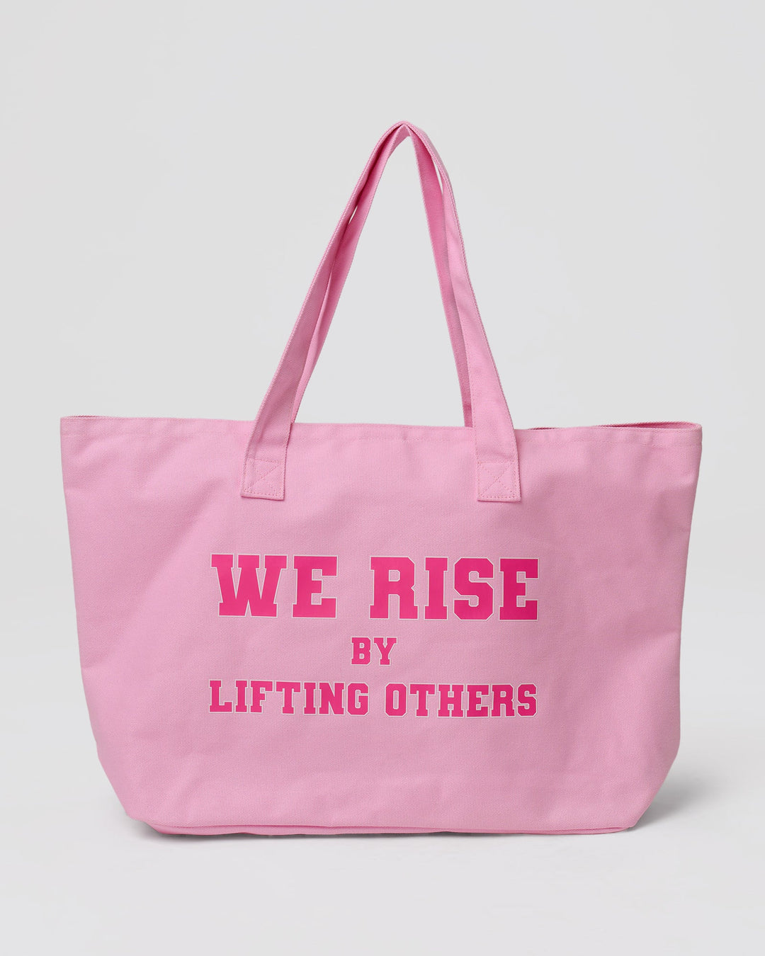 Studio image of Hold It All Canvas Tote - Pink Rose-Ultra Pink - view 8