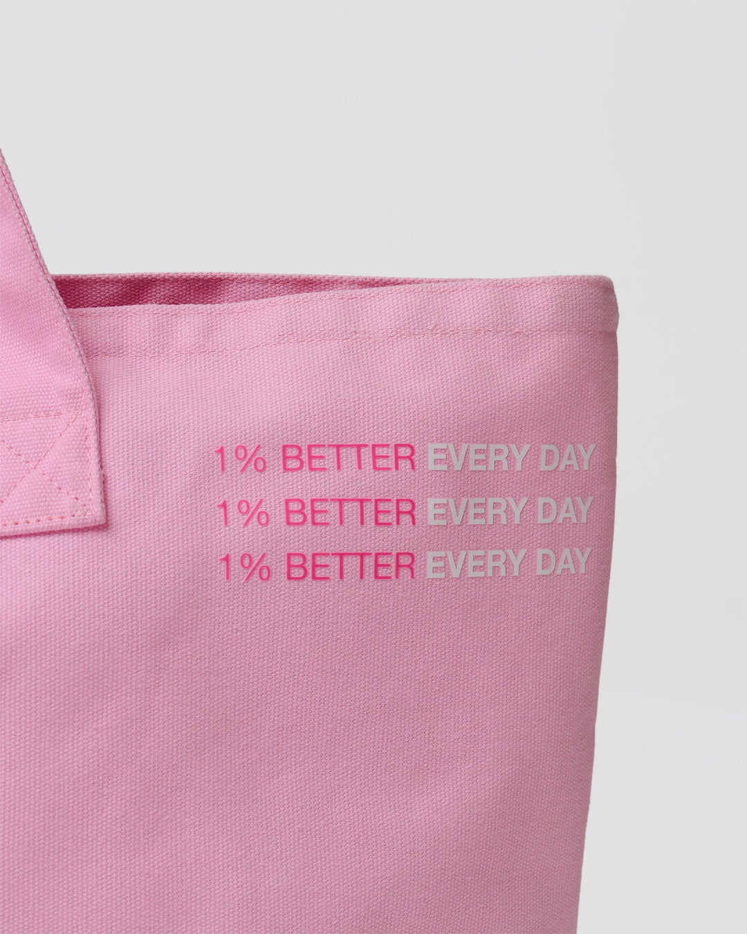 Studio image of Hold It All Canvas Tote - Pink Rose-Ultra Pink - view 11