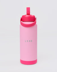 Studio image of Hydra Bottle 32oz - Pink Rose-Ultra Pink | Thumbnail Index: 1