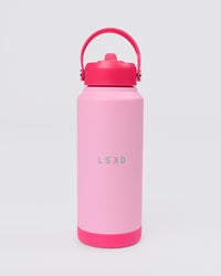 Studio image of Hydra Bottle 32oz - Pink Rose-Ultra Pink | Thumbnail Index: 6