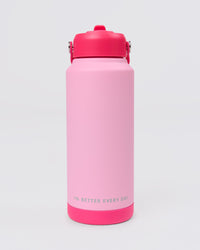 Studio image of Hydra Bottle 32oz - Pink Rose-Ultra Pink | Thumbnail Index: 4
