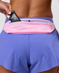 Studio image of Accelerate Run Belt - Pink Rose-Open Air | Thumbnail Index: 6