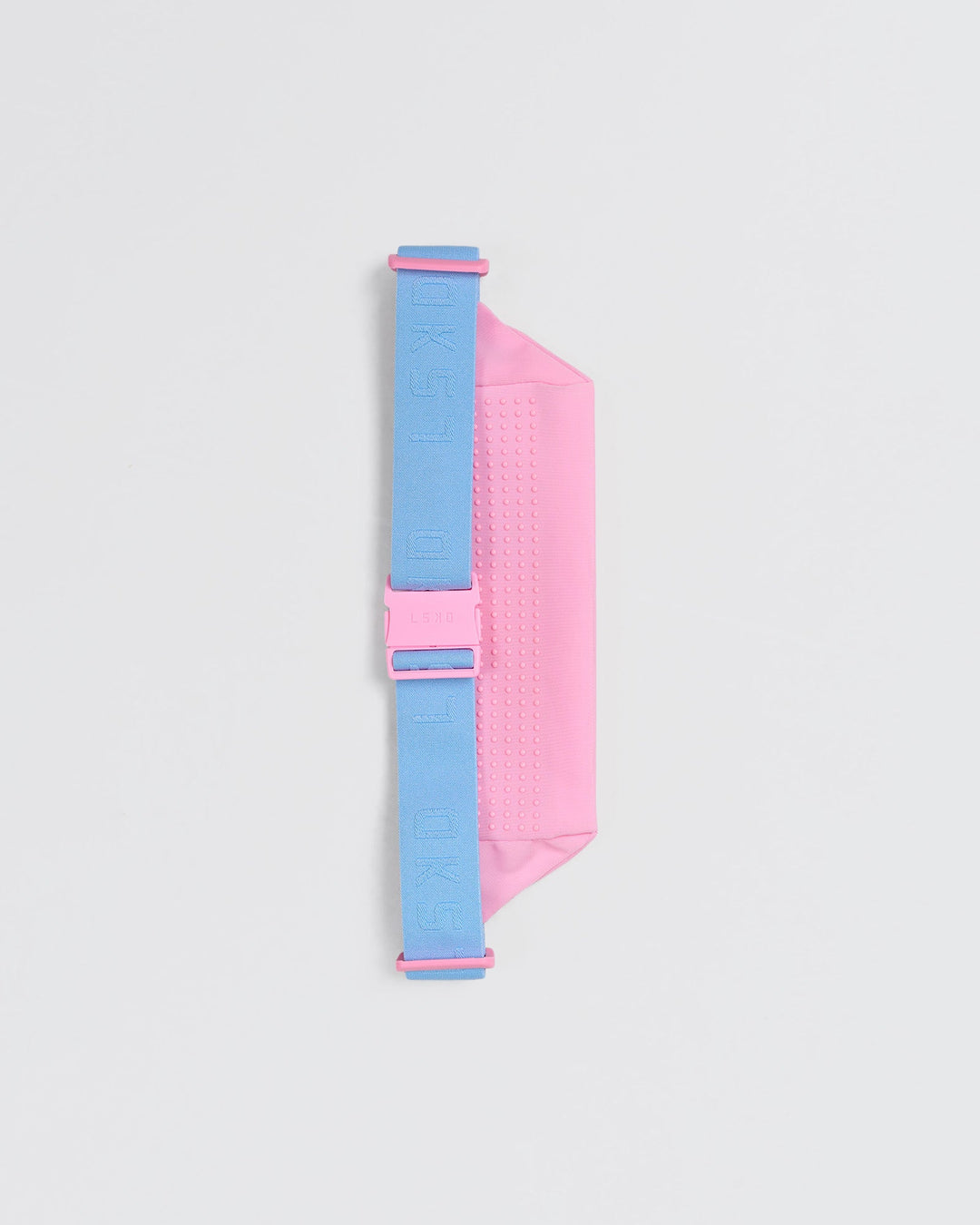 Studio image of Accelerate Run Belt - Pink Rose-Open Air - view 3