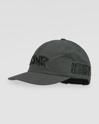 Studio image of Static Grit Pinch Panel Cap - Carbon Green | Thumbnail Index: 6