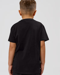 Studio image of VS6 1% Better Kids FLXCotton Tee - Black-White | Thumbnail Index: 1