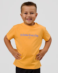 Studio image of VS6 1% Better Kids FLXCotton Tee - Warm Apricot | Thumbnail Index: 0