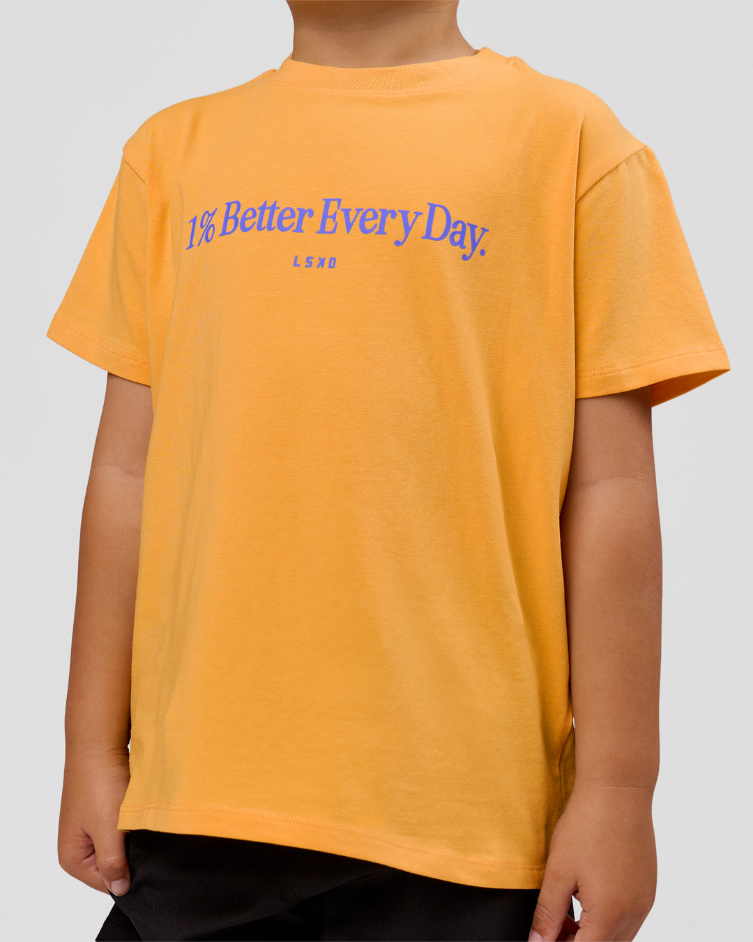 Studio image of VS6 1% Better Kids FLXCotton Tee - Warm Apricot - view 2