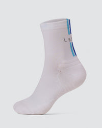 Pace Performance Quarter Socks - White-Open Air | Thumbnail Index: 0