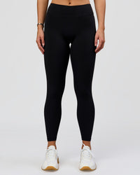 Woman wearing RXD Mid-Rise Full Length Legging - Black | Model:Amity | Size:S | Thumbnail Index: 4