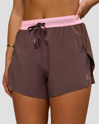 Woman wearing Accelerate 3" High-Rise Running Short - Neapolitan | Model:Bianca | Size:S | Thumbnail Index: 1