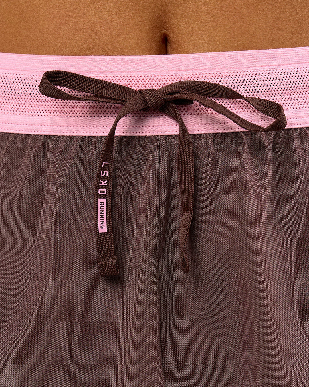 Woman wearing Accelerate 3" High-Rise Running Short - Neapolitan | Model:Bianca | Size:S - view 6