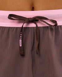 Woman wearing Accelerate 3" High-Rise Running Short - Neapolitan | Model:Bianca | Size:S | Thumbnail Index: 5